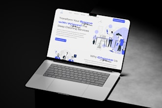 design cleaning service website