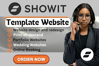 design showit website, redesign showit, customize showit website template design