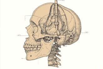 draw detailed medical illustrations