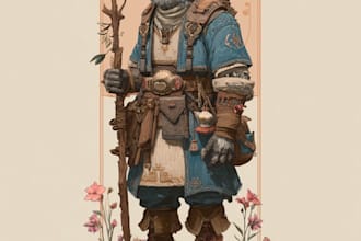 create warcraft fantasy dungeons and dragons illustrations