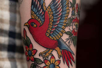 eate a unique tattoo design,neo traditional, old school