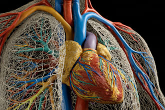 draw anatomy images and medical illustrations professionally