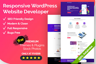 design a fully responsive wordpress business website