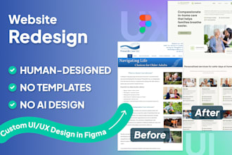 redesign your website UI UX in figma