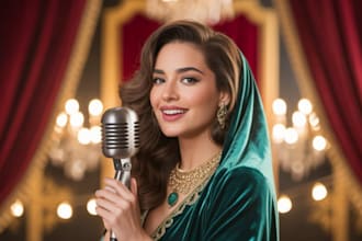 be your female songwriter, compose custom song in arabic, gulf music