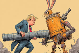 create political and editorial cartoons