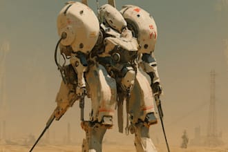 make anime, mecha, pop art ,fan art and original character