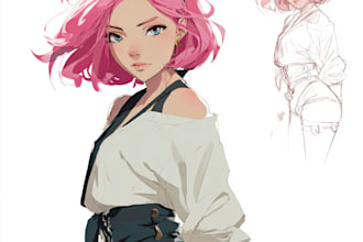 draw oc, manhwa, anime, nsfw, couple, dnd commission art