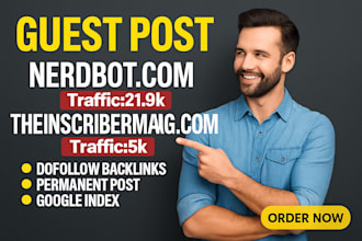 do guest post on theinscribermag,com and nerdbot,com