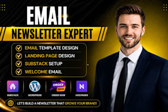 setup substack account newsletter, coming soon page, waitlist landing page
