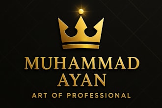 design a professional type of logo with your tagline