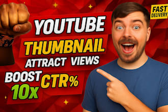 design click worthy youtube thumbnails that get more views