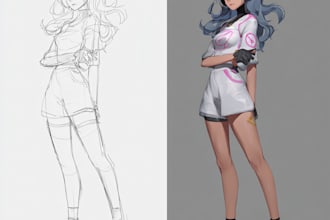make a spicy nsfw anime art