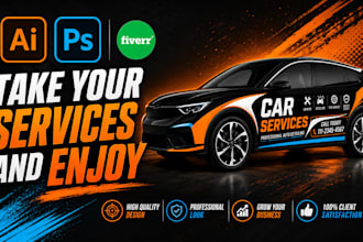 design an amazing wraps for your van, car, bus, trucks, etc