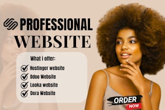 design or redesign hostinger website, odoo, dora, looka, odoo ecommerce website