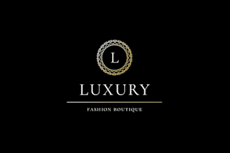 create luxury, fashion, clothing, shoes and boutique logo
