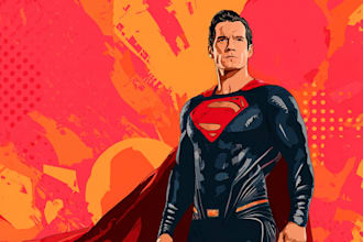 customized you in a superhero famous character