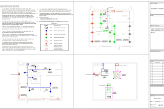 design residential or commercial hvac and plumbing systems for your project