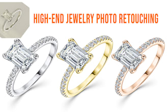 do high end jewelry image retouching