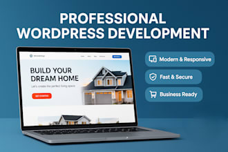 develop a custom wordpress website to drive business growth