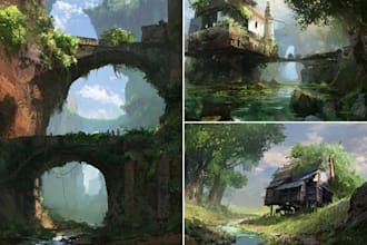 create environment concept art