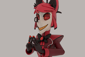 a 3d character or assets for the project or 3d print