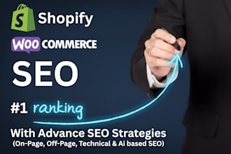 provide monthly SEO service for your shopify store
