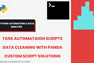write python scripts for automation and data analysis