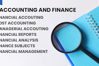 assist finance, financial, cost, and managerial accounting