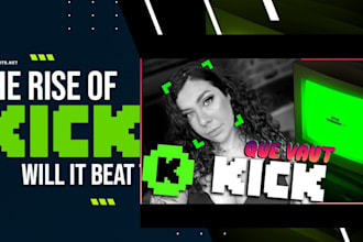 promote your kick channel to get more viewer, followers and chatters