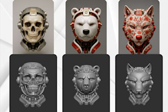 sculpt detailed 3d sculptures ready for 3d printing