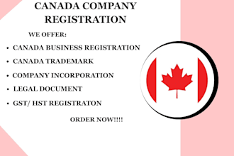 do canada company incorporation, nuans search, gst and hst registration