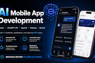 develop ai mvp mobile app with flutter and chatgpt API