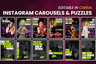 design instagram carousels posts using canva