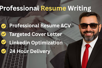 be your professional resume maker, CV writer and designer