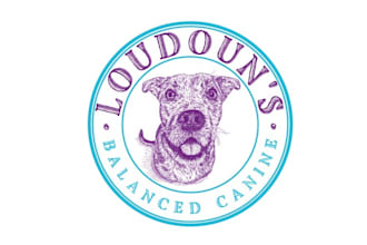 design mascot classic hip logo for young dog trainers