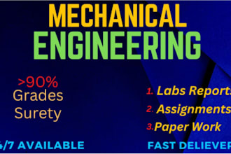 do mechanical engineering assessment, labs, problems and projects