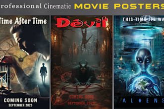 design unique and cinematic movie poster