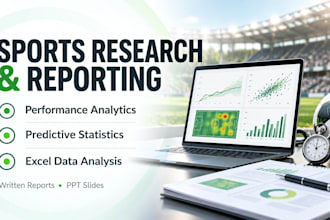 do sports performance analytics, predictive statistics, ppt, excel data analysis