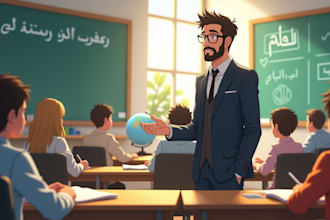 teach you arabic through english in a simple way