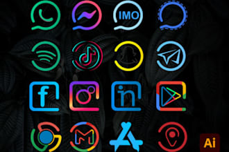 create a custom hand drawn icons set