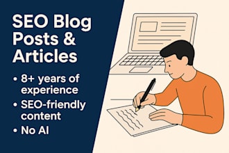write SEO blog posts and articles with images