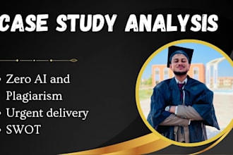 do urgent case study analysis and research