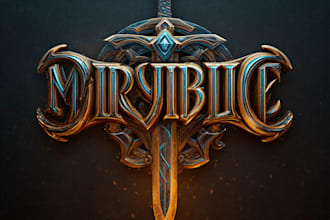 design logo designer anime, fantasy