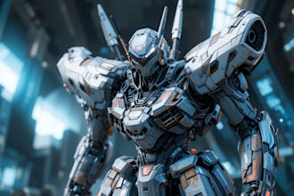 draw your kaiju, mecha illustration in awesome details
