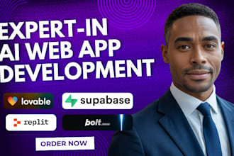 build lovable ai website, lovable app, saas mvp, using supabase, bolt or replit
