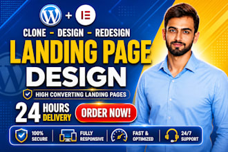 do landing page design for google and PPC ads, create and manage gooogle ads