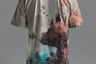 create vintage retro t shirt clothing illustration design