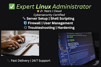 provide expert linux admin and server management services
