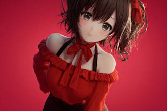 do your vtuber model character sheet anime